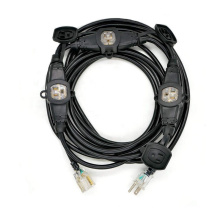 Multi Socket Light Extension Cord for Stage Backline